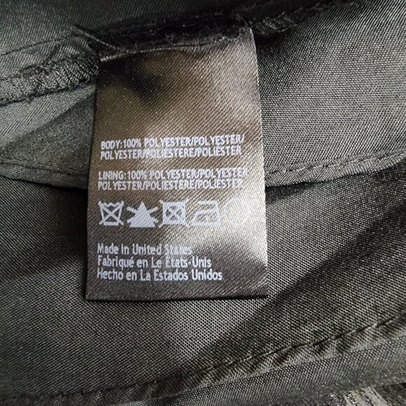 BHLDN Anthropologie Dress V Neck Long Sleeve Black‎ Sequin Empire Waist Size 6 - Picture 10 of 13